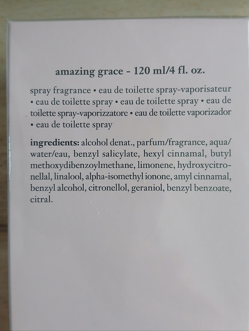 NIB Philosophy Amazing Grace Perfume Sealed Authentic 4 Oz - Picture 2 of 4